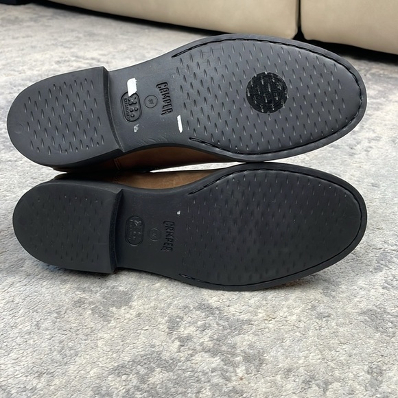 New Camper Iman Boots Chelsea Ankle Nubuck Suede Tan Sz 37 - Picture 11 of 14